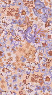 大牌复古花卉图案