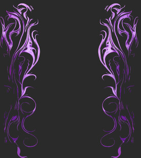 紫色华丽花纹装饰图案