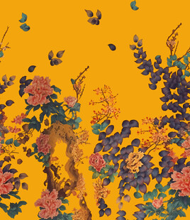 中式花鸟图  色彩明艳动人