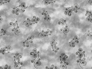 黑白花卉纹理图案背景