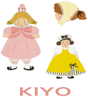 可爱复古风格玩偶展示