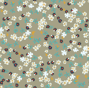 清新花卉图案背景纹理
