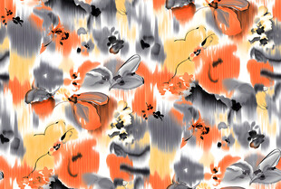 万圣节元素无缝图案背景