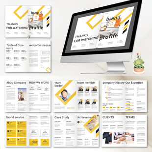 宣传画册InDesign模板