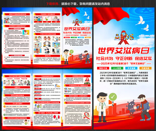 世界艾滋病日宣传单