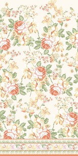 花卉图案布料纹理