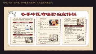 冬季中医哮喘防治宣传栏