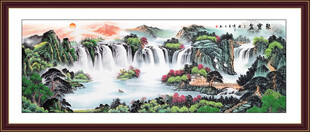 山水风景国画山水