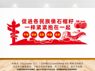 民族团结文化墙