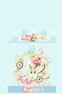 梦幻花卉装饰图案设计