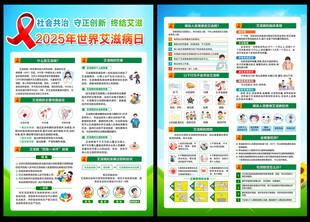 2025年世界艾滋病日宣传单