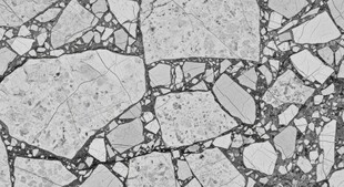 碎石纹理路面特写