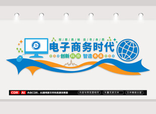 电子商务文化墙