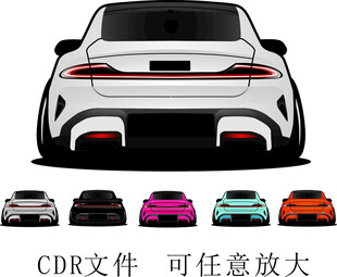 汽车图案矢量图 