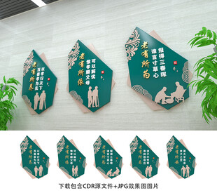 养老展板