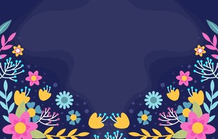 花卉图案装饰背景