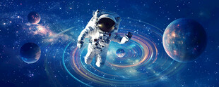 宇航员星空图