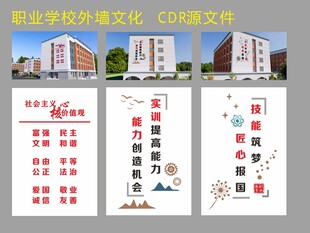 职业学校外墙文化
