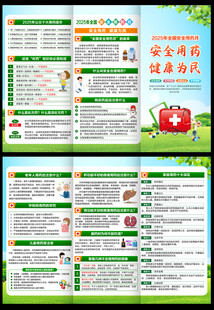 2025安全用药月三折页