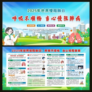 2025年世界慢阻肺日宣传栏