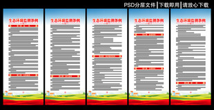 生态环境监测条例展板