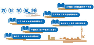 教育家精神文化墙