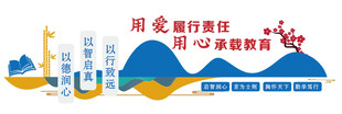 教育文化宣传墙教师文化墙
