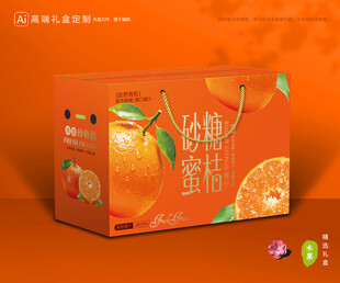 砂糖桔包装 蜜桔礼盒