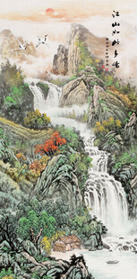 玄关山水装饰画
