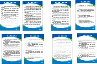 八大员职责海报