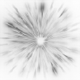 放射状圆点激光镂空抽象背景图案