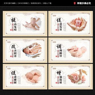 小儿推拿展板
