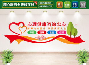心理咨询室文化墙