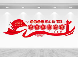 社会主义核心价值观文化墙