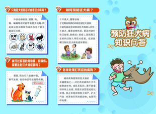 狂犬病 三折页