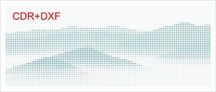 山峦云雾背景图激光雕刻洞洞板