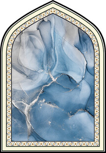 蓝色大理石纹理装饰图案