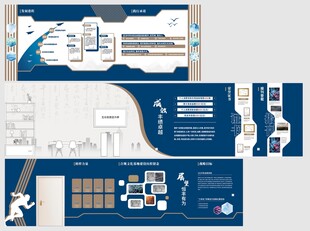 企业形象宣传文化墙展厅墙