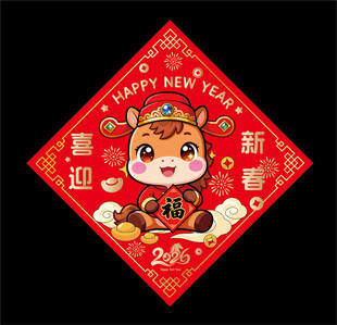 2026马年福字 