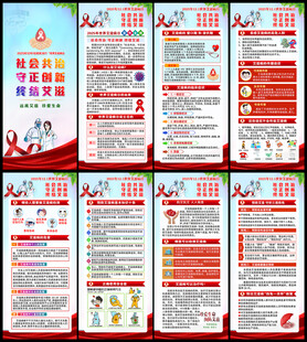 2025年艾滋病日展板宣传栏