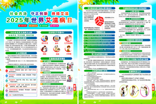 2025年艾滋病日宣传单