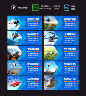 无人机展板