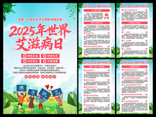 2025年世界艾滋病日海报