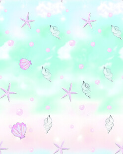 梦幻海洋风清新背景图