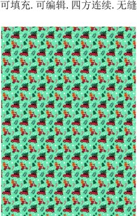 童趣卡通小车   趣味卡通印花