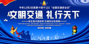 文明交通宣传背景