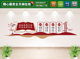 三风一训校风校训文化墙