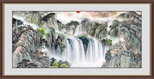 巨型山水画 