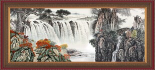 巨型山水画 