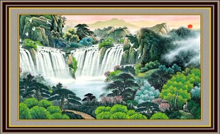客厅山水画 